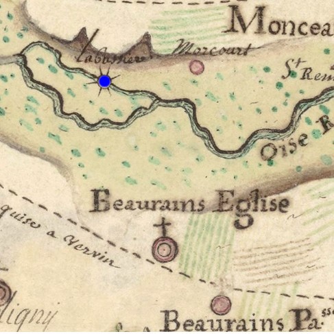 Moulin bussiere derbecq 1745